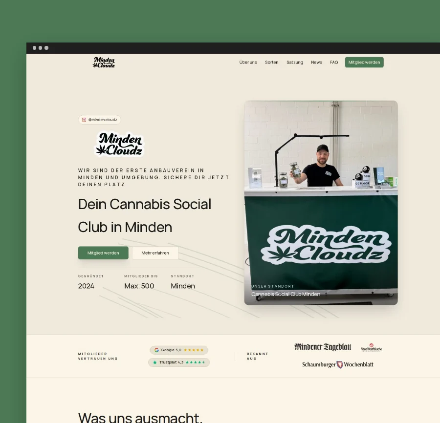 Website minden-cloudz
