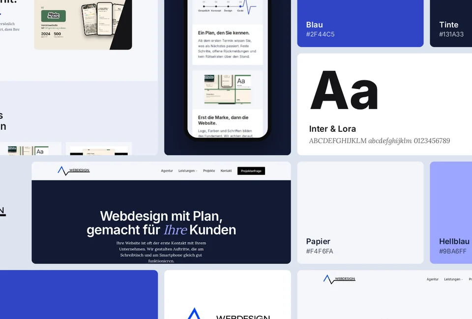 Designsystem von AV Webdesign