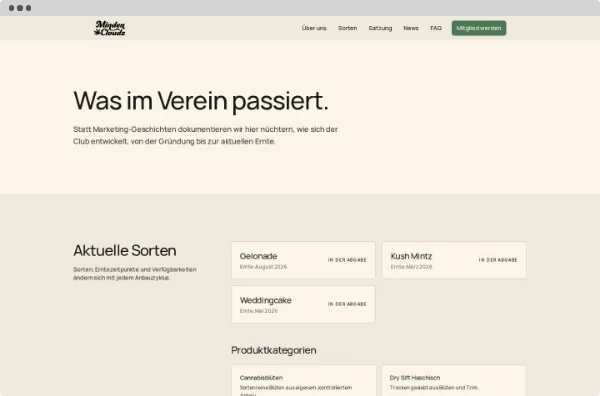 Website von minden-cloudz