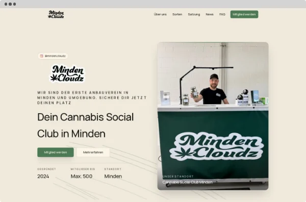 Website von minden-cloudz